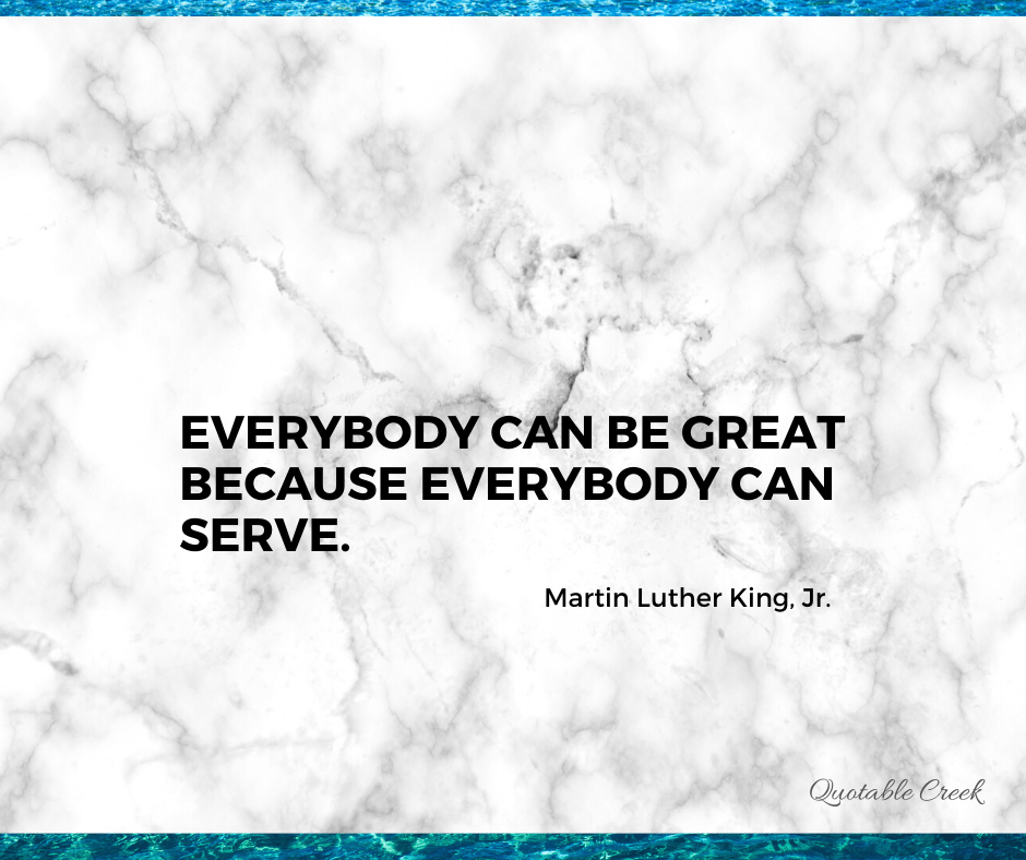 everybody can serve